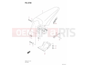 SUZUKI RM 85 L M2 (2022) 474B - REAR FENDER