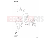SUZUKI SV 650 M2 M2 (2022) REAR FENDER