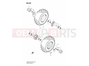SUZUKI LT-Z90Z L0 (2010) (P28/P33) FRONT WHEEL
