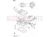 SUZUKI LT-A 500 XP L2 (2012) CYLINDER HEAD