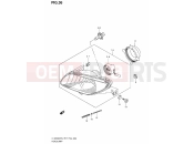SUZUKI LT-A 500 XP L2 (2012) Headlight