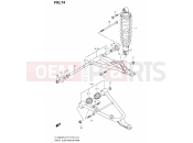 SUZUKI LT-A 500 XP L2 (2012) FRONT SWINGING ARM