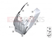 BMW Motorrad BMW 2019 C models C 650 GT 16 (0C05, 0C15) RILL TRIM, PLASTIC