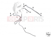 BMW Motorrad BMW 2019 C models C 650 GT 16 (0C05, 0C15) NTAKE MUFFLER, MOUNTING PARTS