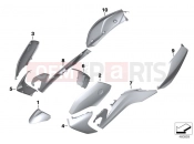BMW Motorrad BMW 2019 C models C 650 GT 16 (0C05, 0C15) AINTED PARTS YNB5 LIGHT-WHITE UNICOLOR