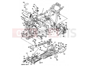 YAMAHA YFM 400 Kodiak YFM400FW YFM400FWF KODIAK 400 4GB6 1994 FRAME
