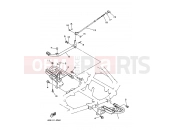 YAMAHA YFM 400 Kodiak YFM400FW YFM400FWF KODIAK 400 4GB6 1994 STAND & FOOTREST