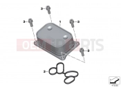 BMW Motorrad BMW 2019 F models F 750 GS (0B08, 0B18) IL COOLER WITH SUPPLY AND RETURN LINES
