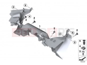 BMW Motorrad BMW 2019 F models F 750 GS (0B08, 0B18) IR-DISCHARGE DUCT