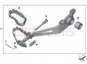BMW Motorrad BMW 2019 F models F 750 GS (0B08, 0B18) OOTBRAKE LEVER, ADJUSTABLE