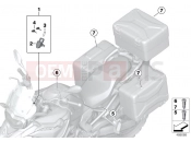 BMW Motorrad BMW 2019 F models F 750 GS (0B08, 0B18) INGLE KEY LOCKING SYSTEM EWS 4