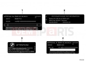 BMW Motorrad BMW 2019 F models F 750 GS (0B08, 0B18) ABELS FOR AUSTRALIA