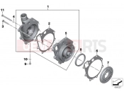 BMW Motorrad BMW 2019 F models F 750 GS (0B08, 0B18) OOLANT PUMP WITH DRIVE