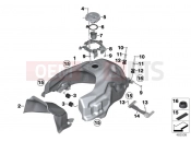 BMW Motorrad BMW 2019 F models F 750 GS (0B08, 0B18) UEL CONTAINER WITH FILLER PIPE