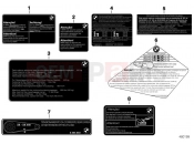BMW Motorrad BMW 2019 F models F 750 GS (0B08, 0B18) ABELS FOR BRAZIL