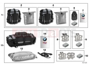 BMW Motorrad BMW 2019 F models F 750 GS (0B08, 0B18) UGGAGE SYSTEM 