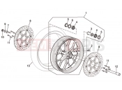 APRILIA RSV 1000 Tuono Front wheel R version