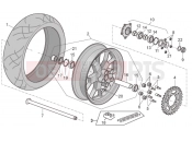 APRILIA RSV 1000 Tuono Rear wheel Factory
