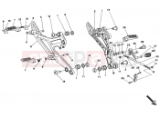 DUCATI 2001 Monster 400 FOOTREST » FRAME