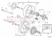 DUCATI 2001 Monster 400 WHEELS » FRONT WHEEL