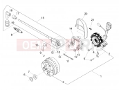 APRILIA SXR 160 BSVI ABS Cdi magneto assy / Ignition unit