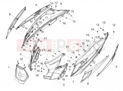 APRILIA SXR 160 BSVI ABS Rear body