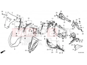 HONDA Africa Twin CRF1100AP 2023 F-43 FRONT COVER