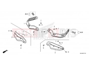 HONDA Africa Twin Adv. Sport ES CRF1100A4P 2023 F-7-10 KNUCKLE GUARD