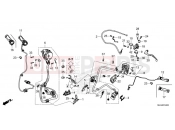 HONDA Africa Twin Adv. Sport ES CRF1100A4P 2023 F-4 HANDLE LEVER/SWITCH/CABLE (MT)