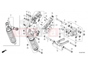 HONDA Africa Twin Adv. Sport ES CRF1100A4P 2023 F-33 REAR CUSHION