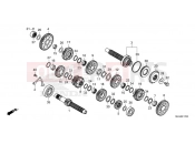 HONDA Africa Twin Adv. Sport ES CRF1100A4P 2023 E-17 TRANSMISSION (MT)