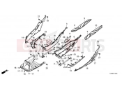 HONDA Forza 350 (NSS350AP) 2023 F-14 FLOOR STEP