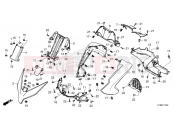 HONDA Forza 350 (NSS350AP) 2023 F-12 FRONT COVER/METER PANEL
