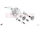 HONDA Forza 350 (NSS350AP) 2023 E-17-10 TRANSMISSION