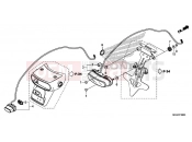 HONDA CMX500AP CMX500 Rebel 2023 F-36 TAILLIGHT/LICENSE LIGHT