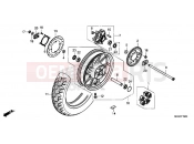 HONDA CMX500AP CMX500 Rebel 2023 F-19 REAR WHEEL