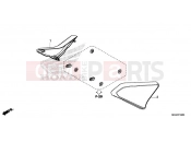 HONDA CMX500AP CMX500 Rebel 2023 F-24 SIDE COVER