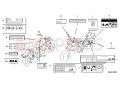 HONDA CMX500AP CMX500 Rebel 2023 F-49 CAUTION LABEL