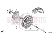 HONDA CMX500AP CMX500 Rebel 2023 F-14 FRONT WHEEL