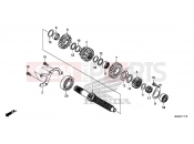 HONDA CMX500AP CMX500 Rebel 2023 E-17-10 TRANSMISSION (MAINSHAFT)