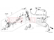 HONDA CMX500AP CMX500 Rebel 2023 F-12 FRONT BRAKE CALIPER