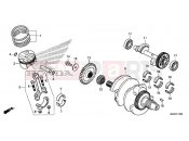 HONDA CMX500AP CMX500 Rebel 2023 E-16 CRANKSHAFT/PISTON