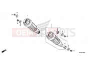 HONDA CMX500AP CMX500 Rebel 2023 F-33 REAR CUSHION