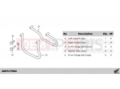HONDA CMX500AP CMX500 Rebel 2023 L71-22-02 KIT,BAGS SUPPORT KIT