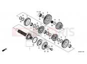 HONDA CMX500AP CMX500 Rebel 2023 E-17-20 TRANSMISSION (COUNTERSHAFT)