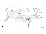 HONDA NC750XAP NC750X 2023 F-5-20 ABS MODULATOR/BRAKE PIPE