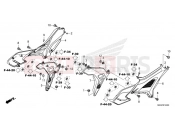 HONDA NC750XAP NC750X 2023 F-24 SIDE COVER