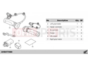 HONDA NC750XAP NC750X 2023 T70-21-08 KIT,GRIP HEATER