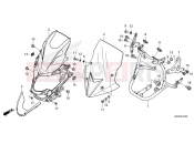 HONDA NC750XAP NC750X 2023 F-43 FRONT COWL