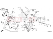 HONDA NC750XAP NC750X 2023 F-7 HANDLE PIPE/TOP BRIDGE